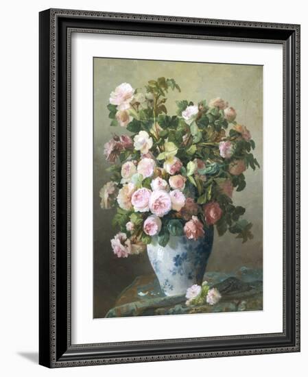 Still Life of Roses-Pierre Gontier-Framed Giclee Print