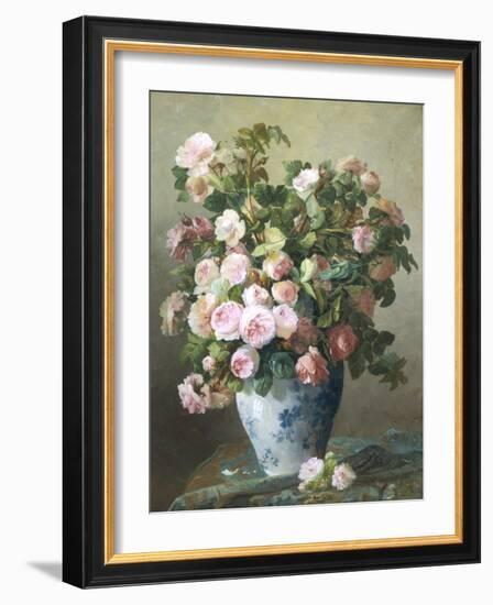 Still Life of Roses-Pierre Gontier-Framed Giclee Print