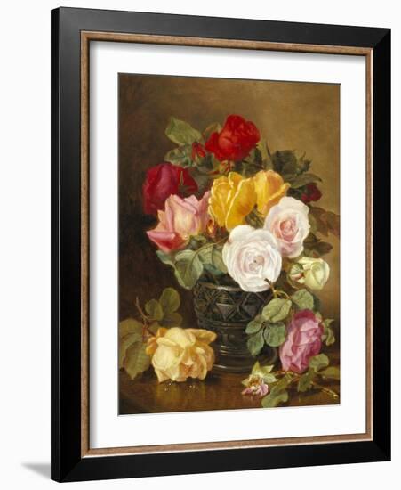 Still Life of Roses-Eloise Harriet Stannard-Framed Giclee Print