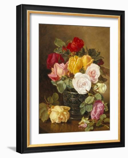 Still Life of Roses-Eloise Harriet Stannard-Framed Giclee Print