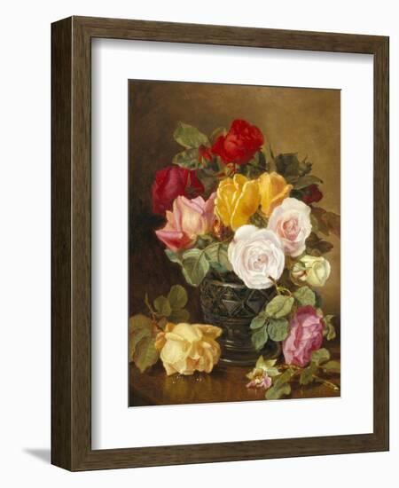 Still Life of Roses-Eloise Harriet Stannard-Framed Giclee Print