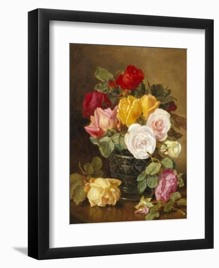 Still Life of Roses-Eloise Harriet Stannard-Framed Giclee Print