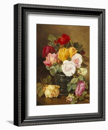 Still Life of Roses-Eloise Harriet Stannard-Framed Giclee Print