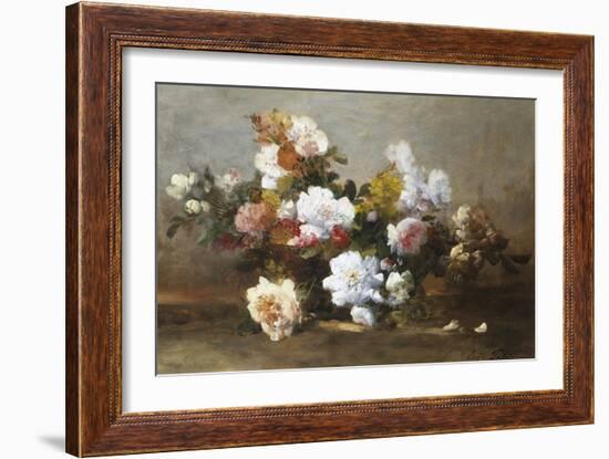 Still Life of Roses-Eugene Petit-Framed Giclee Print