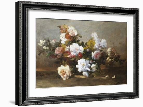 Still Life of Roses-Eugene Petit-Framed Giclee Print