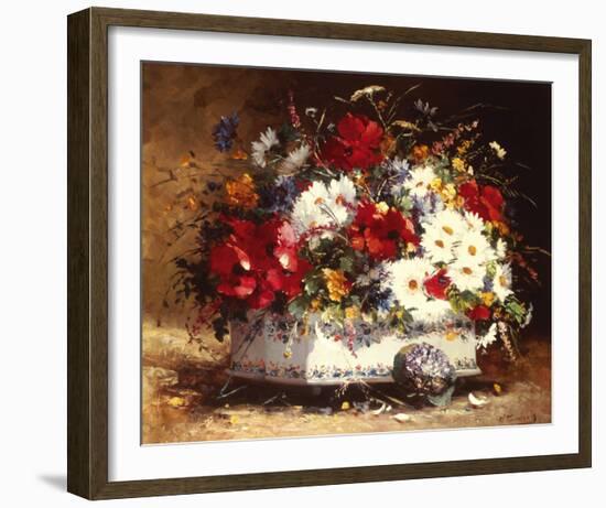 Still Life of Spring Flowers-Eugene Cauchois-Framed Giclee Print