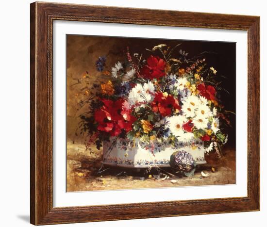 Still Life of Spring Flowers-Eugene Cauchois-Framed Giclee Print