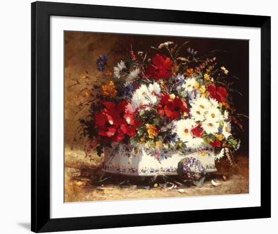 Still Life of Spring Flowers-Eugene Cauchois-Framed Giclee Print