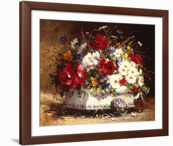 Still Life of Spring Flowers-Eugene Cauchois-Framed Giclee Print