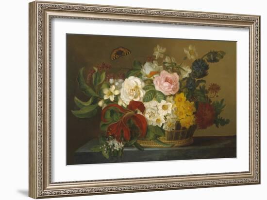 Still Life of Spring Flowers-Lucius Hermina Van Stipriaan-Framed Giclee Print