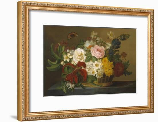 Still Life of Spring Flowers-Lucius Hermina Van Stipriaan-Framed Giclee Print