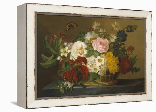 Still Life of Spring Flowers-Lucius Hermina Van Stipriaan-Framed Premier Image Canvas