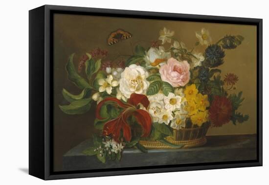 Still Life of Spring Flowers-Lucius Hermina Van Stipriaan-Framed Premier Image Canvas