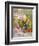 Still Life of Summer Flowers and Fruit-Marie Felix Lucas-Framed Premium Giclee Print