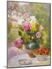 Still Life of Summer Flowers and Fruit-Marie Felix Lucas-Mounted Giclee Print