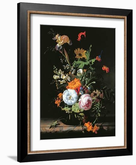 Still Life of Summer Flowers-Rachel Ruysch-Framed Giclee Print