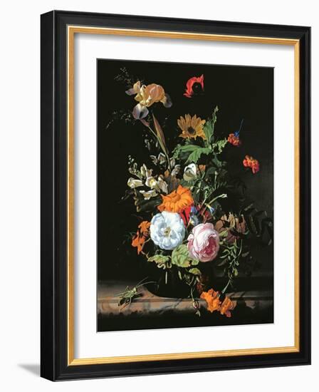 Still Life of Summer Flowers-Rachel Ruysch-Framed Giclee Print