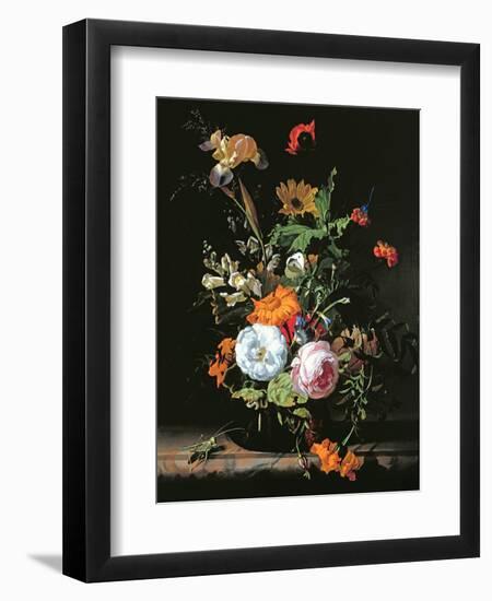 Still Life of Summer Flowers-Rachel Ruysch-Framed Giclee Print