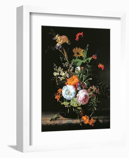 Still Life of Summer Flowers-Rachel Ruysch-Framed Giclee Print