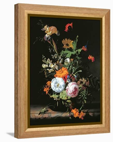 Still Life of Summer Flowers-Rachel Ruysch-Framed Premier Image Canvas