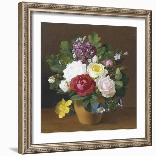 Still Life of Summer Flowers-Otto Didrik Ottesen-Framed Giclee Print