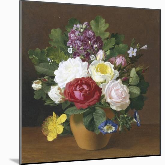 Still Life of Summer Flowers-Otto Didrik Ottesen-Mounted Giclee Print