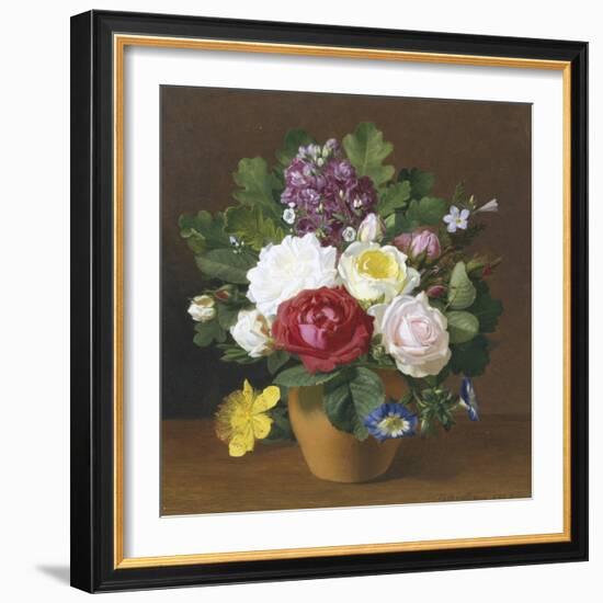 Still Life of Summer Flowers-Otto Didrik Ottesen-Framed Giclee Print