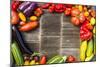 Still Life Of Summer Vegetables-Justin Bailie-Mounted Photographic Print