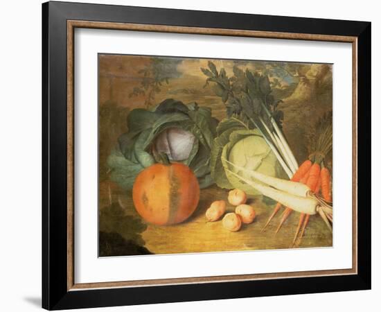 Still Life of Vegetables-Leopoldo Metlicovitz-Framed Giclee Print