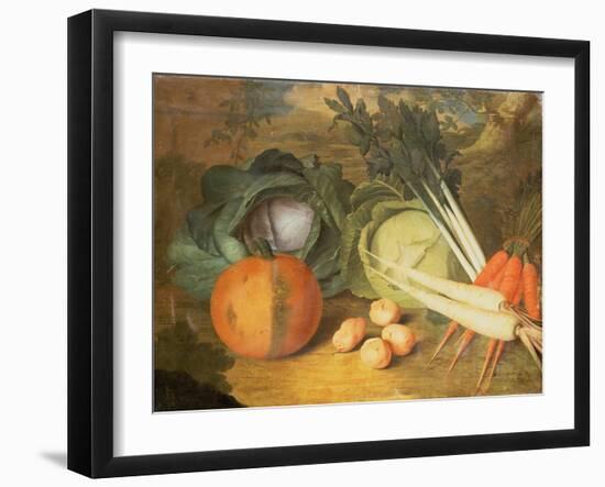 Still Life of Vegetables-Leopoldo Metlicovitz-Framed Giclee Print