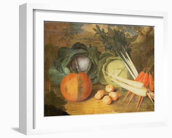 Still Life of Vegetables-Leopoldo Metlicovitz-Framed Giclee Print