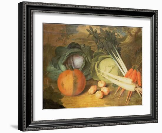 Still Life of Vegetables-Leopoldo Metlicovitz-Framed Giclee Print