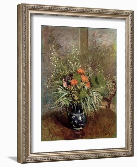 Still Life of Wild Flowers-Alfred Sisley-Framed Giclee Print