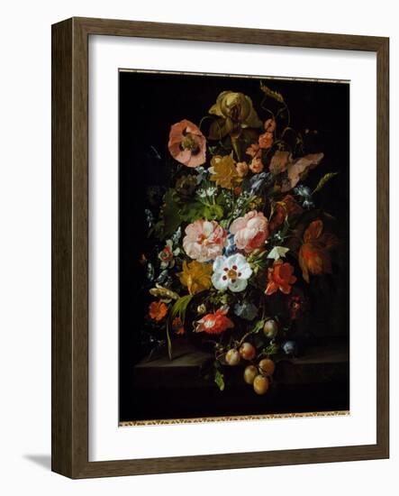 Still Life (Oil on Canvas, 1703)-Rachel Ruysch-Framed Giclee Print