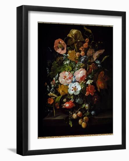 Still Life (Oil on Canvas, 1703)-Rachel Ruysch-Framed Giclee Print