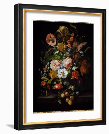 Still Life (Oil on Canvas, 1703)-Rachel Ruysch-Framed Giclee Print