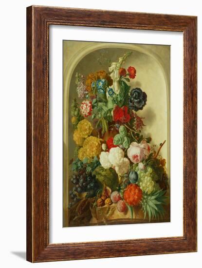 Still Life (Oil on Panel)-Jan van Os-Framed Giclee Print