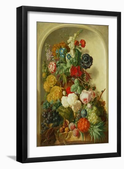 Still Life (Oil on Panel)-Jan van Os-Framed Giclee Print