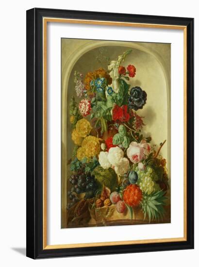 Still Life (Oil on Panel)-Jan van Os-Framed Giclee Print