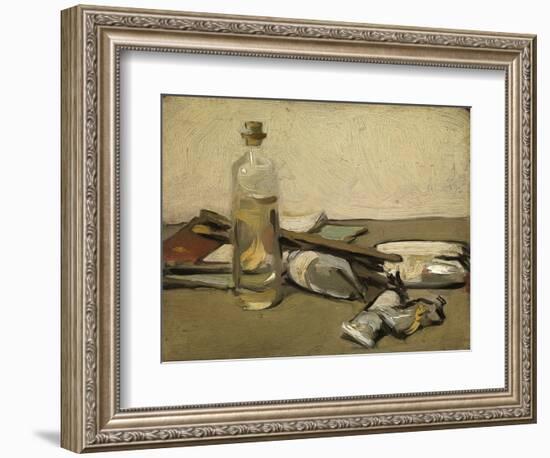 Still Life: Paint Tubes, C.1903 (Oil on Panel)-Samuel John Peploe-Framed Giclee Print