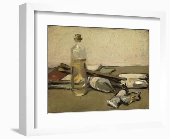 Still Life: Paint Tubes, C.1903 (Oil on Panel)-Samuel John Peploe-Framed Giclee Print