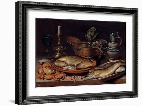 Still Life Par Peeters, Clara (1594-1658), 1611 - Oil on Canvas, 50X72 - Museo Del Prado, Madrid-Clara Peeters-Framed Giclee Print