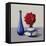 Still Life Red Rose, 2019 (Watercolour on Paper)-Christopher Ryland-Framed Premier Image Canvas