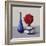 Still Life Red Rose, 2019 (Watercolour on Paper)-Christopher Ryland-Framed Giclee Print