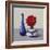 Still Life Red Rose, 2019 (Watercolour on Paper)-Christopher Ryland-Framed Giclee Print