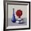 Still Life Red Rose, 2019 (Watercolour on Paper)-Christopher Ryland-Framed Giclee Print