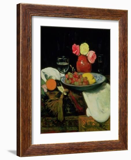 Still Life - Roses-George Leslie Hunter-Framed Giclee Print