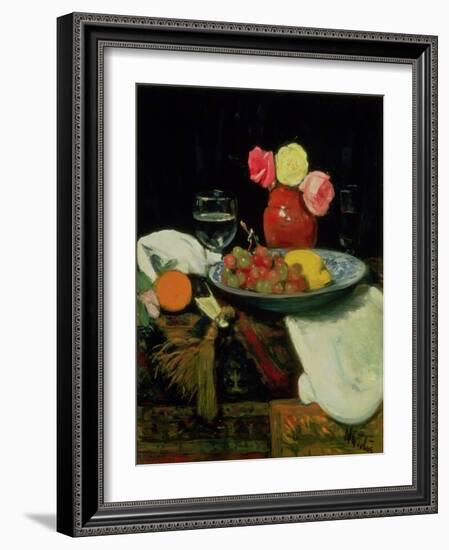 Still Life - Roses-George Leslie Hunter-Framed Giclee Print