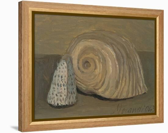 Still Life (Shells)-Morandi Giorgio-Framed Premier Image Canvas