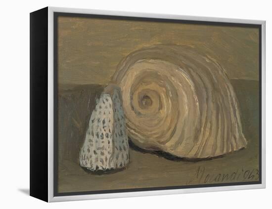 Still Life (Shells)-Morandi Giorgio-Framed Premier Image Canvas